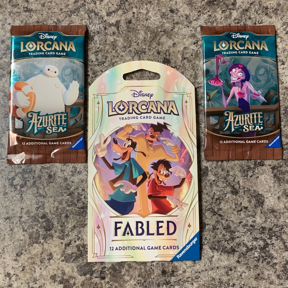 Disney Lorcana Trading Card Booster Packs